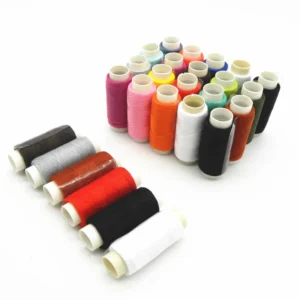Factory Direct 250 Yards Polyester Sewing Thread 10 Rolls High Tenacity High Strength Manual Sewing Black & White Small Rolls
