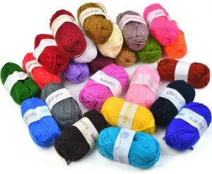 Factory Direct Assorted Colors Acrylic Yarn for Knitting DIY Crafts and Handmade Projects