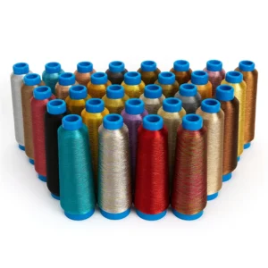 Factory Direct Sale 75D Multi Color MS ST Type Lurex Machine Embroidery Thread Metallic Yarn