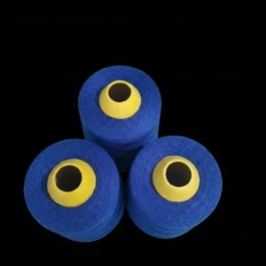 Factory Direct Sales 100% Polyester High Tenacity Melange Yarn Dyed OE POY 20/6 Sewing Threads for Small Roll Bags
