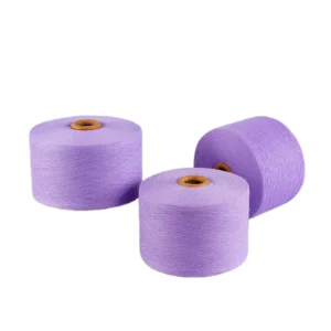 Factory Direct Sales 21s Recycled Yarn for Knitting and Weaving Purple Yarn