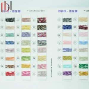Factory Direct Sales High-Strength Duncan Style Snowflake Dyed Yarn Cotton/Acrylic/Nylon/Polyester Spun Double Twist