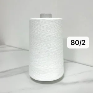 Factory Direct Supply 80/2 White Bobbin Thread Polyester Computer Embroidery Thread 802