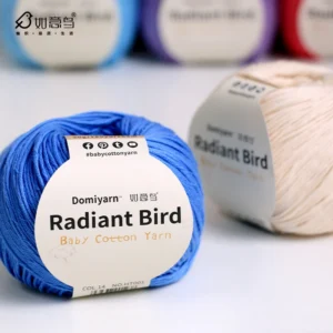 Factory Distribution 50G 170M for Amigurumi Scarf Pillow Blanket Toy 100% Baby Cotton Yarn
