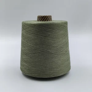 Factory High Quality Knitting Yarn Reflective Thread for Weaving Sewing Clothing Rayon Yarns 21S Pea Green