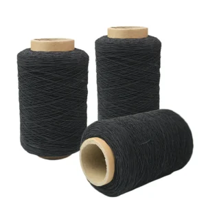 Factory Hot Selling High Quality Round Type Black Elastic Thread for Garment Bags Shoes Sewing