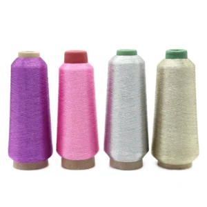 Factory Metallic Embroidery Thread 150D 2 100% Polyester Metallic Yarn Sewing Thread for Garment Accessories