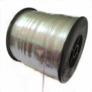 Factory Outlet Flat Lurex M Type Gold and Silver Shell Pink Candy Colors Metallic Fibre Yarn for Decoration