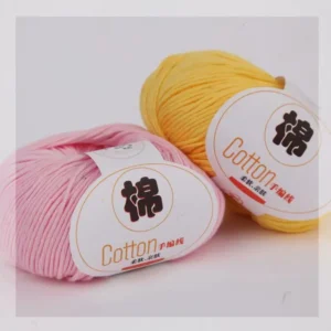 Factory Price 100% Organic Baby Mercerized Combed Cotton Yarn Hand Knitting Dyed Pattern