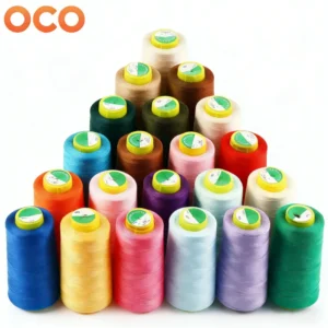 Factory Price Large Stock 3000 Yards/Roll Colored 100% Spun 40/2 Polyester Sewing Thread for Garment&shoes 40/2 Sewing Thread