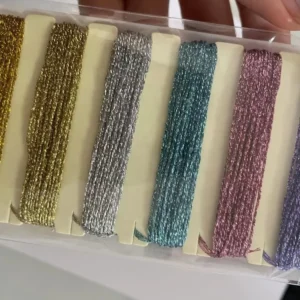 Factory Price Low MOQ Glitter Knit 60s/2 Mercerized Cotton Thread for Weaving