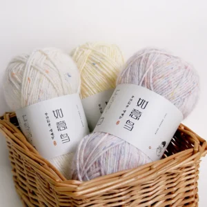 Factory Selling Colorful 50G Blended Ring Spun 2.6NM Anti static Moisture Absorbent for Scarf Blanket Kennel Cotton Yarn
