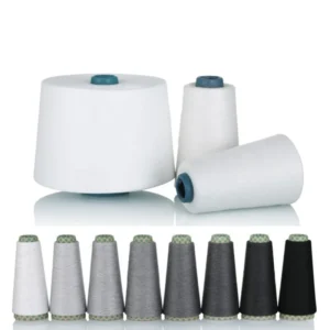 Factory Supplier Ne26 1 Dyed 100% Polyester Recycled or Virgin Yarn for Knitting and Weaving Ring Spun Socks Cotton Yarn