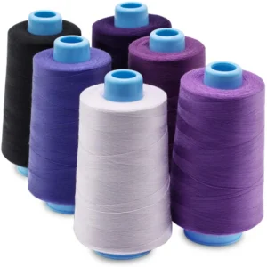 Factory Supply No MOQ 40 2 5000yds 100% Polyester Sewing Thread with Different Color