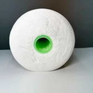 Factory Supply Raw White 100% Polyester Recycle High Tenacity Ring Spun Yarn Recycled Polyester Yarn for Sewing Thread
