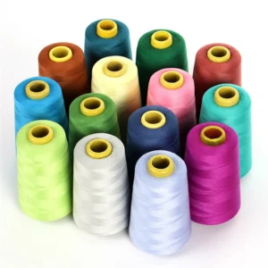 Factory Supply Spun 100% Polyester Dyed 40/2 3000 Yards High Strength Abrasion Resistant Sewing Thread