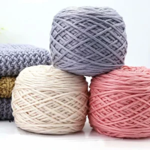 Fancy Crochet Baby T Shirt Polyester Yarn for Hand Knitting Yarn Free Samples