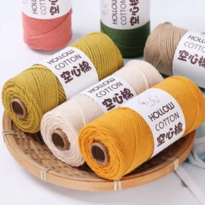 Fancy Super Soft Smooth Hand Knitting 100% Cotton Yarn for Crocheting