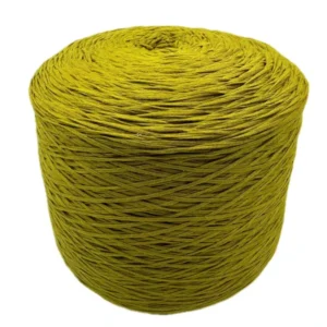 Fancy Yarn 100% Organic Soft Cotton Hollow Tube Yarn 4.5 NM 2.3 NM for Knitting Pullovers and Cardigans