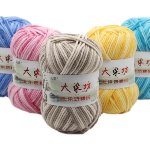 Fancy Yarn Dyed Cotton for Knitting and Hand Crochet