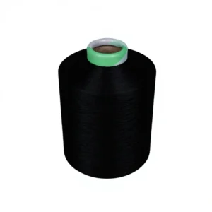 Flame Retardant 150D/144F SUPER BLACK SIM (BLUE TONE) DTY Oil & Water Repellent Anti-UV Yarn for Textile Weaving