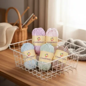 For CK1247 100% Polyester Filament Fancy Metallic Yarn High Tenacity Eco-Friendly for Hand Knitting