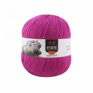 Free Samples 50g 100g Strong Merino Wool Yarn Recycled and Dyed Fancy Knitting Crochet Yarn for Sewing