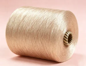 Free samples available. Champagne GRSTC 65/35 Recycled Cotton Blended Yarn Non-Toxic Eco-Friendly Production Safe & Healthy Textile Use