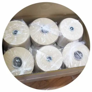 GOTS Certified Eco Friendly 100% Organic Raw Combed Yarn Melange 32s/1 30% Brown 70% White Cotton Knitting CN;BEI