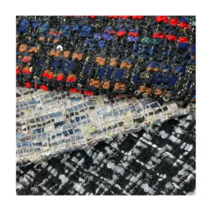 Garment Customizable Acrylic Polyester Fancy Yarns Soft Elegant Winter Tweed Fabric for Suit Uniform