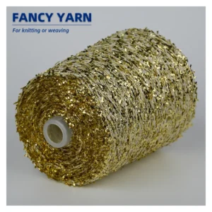 Golden Butterfly Fancy Yarn Luxurious Knitting Fashion Gold Supplier OEM Manufacturer