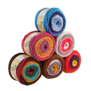 Good Quality Mixed Color Melange Yarn Acrylic Yarn Crochet Wool Yarn