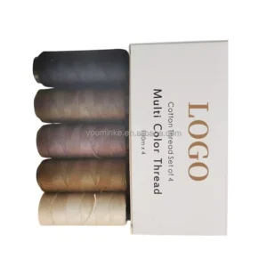 Hair Weaving Thread Small Roll Cotton Black Brown Blonde 100m-110m for Sewing