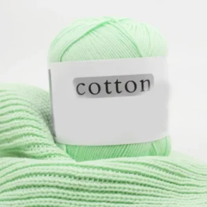 Hand Knitting Crochet Organic Cotton Yarn Summer Knitting Bleanded Fancy 100% Cotton for Scarf Socks