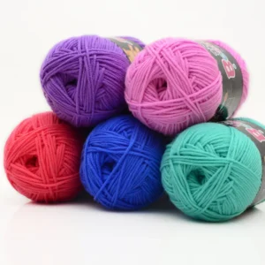 Hand Knitting Yarn 5pl Milk Cotton Yarn for Crochet Weaving Knitting Crochet Art Craft Sewing & Weaving Acrylic Yarn
