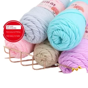 Hengya 8 Strand Lover Cotton Baby Thread Stick Needle Multicolor Optional Factory Direct Supply Blended Yarn Optimal for Milk