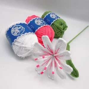 Herway Handmade 5 Strand Soft Milk Cotton Yarn Thread for Crochet Medium Thick Woven Crochet Yarn Factory