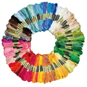 High Quality 100 Colors Embroidery Thread Set Cotton Cross Stitch Threads for Knitting DIY