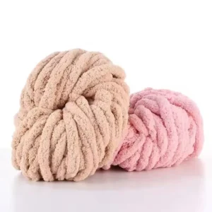 High Quality Crochet Thread Chunky Cotton Hand Knitting Yarn 100% Polyester Material Fancy Yarn