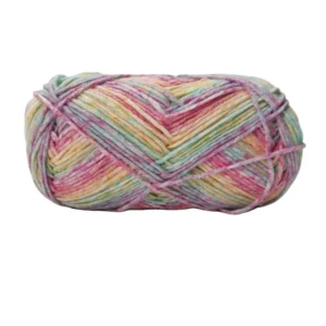 High Quality Strong and Colorful Crochet Yarn Hand Knitting Cotton Acrylic Popular Fancy Spray Dyeing Yarn for Weaving
