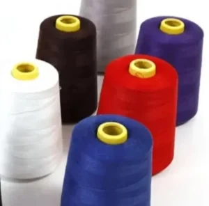 High Strength Spun Polyester Sewing Thread 12 3 4 1000m Steamed TFO Sewing Thread for Machine Use Dyed