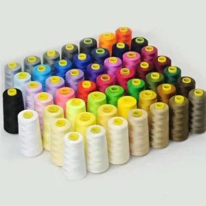 High Tenacity 100% Polyester 40s2 Sewing Thread Pure Color Dyeing Spinning Clothing Sewing Thread