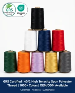 High Tenacity 100% Spun Polyester Sewing Thread 40 2 for Industrial Sewing Machine 4000Y Cone Thread for Jeans Garment Shoes