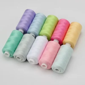 High Tenacity 40/2 Sewing Thread 100% Polyester Dyed Small Spool
