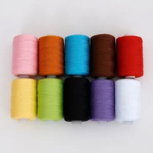 Household DIY Colored 100% Polyester Sewing Thread Model 203 Spool Hand Sewing Thread Set 300 Yards Eco Friendly Sustainable