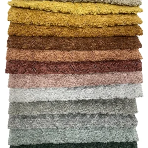 Imitation Lambs Wool Breathable Home Textile Velvet Upholstery Woolen Yarn Fabric for Sofa Furniture Fabric