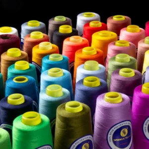 In Stock Hilo Solid Color Dyed Spun 100% Polyester Yarn With Different Colors 40/2 Polyester Sewing Thread