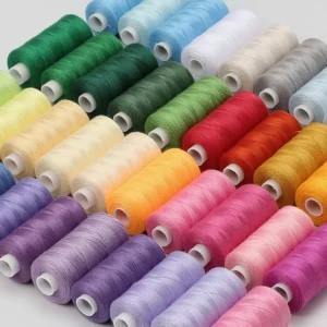 In Stock Solid Color 100% Polyester Yarn Hand Sewing Threads for Machine Sewing Supplies