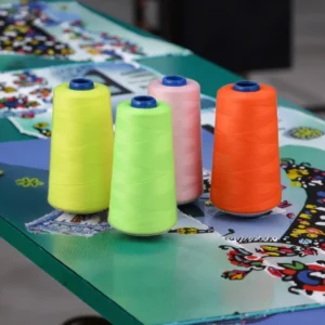 Industrial Spun Polyester Sewing Embroidery Thread 100% Polyester 40s/2 High Tenacity Dyed Environmentally Friendly Flying Wheel
