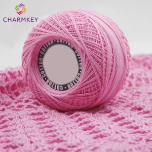 Lace 100% Mercerized Cotton Hand Knitting Yarn Fancy Pure Cotton Yarn for Crochet